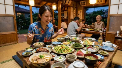 料理がすごい沖縄の民宿は本当に食べきれないほど豪華なの？絶品郷土料理の魅力に迫る！