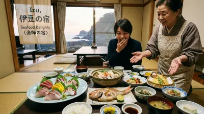 伊豆の料理がすごい民宿って本当？「食べきれない」豪華海鮮宿の秘密とは？