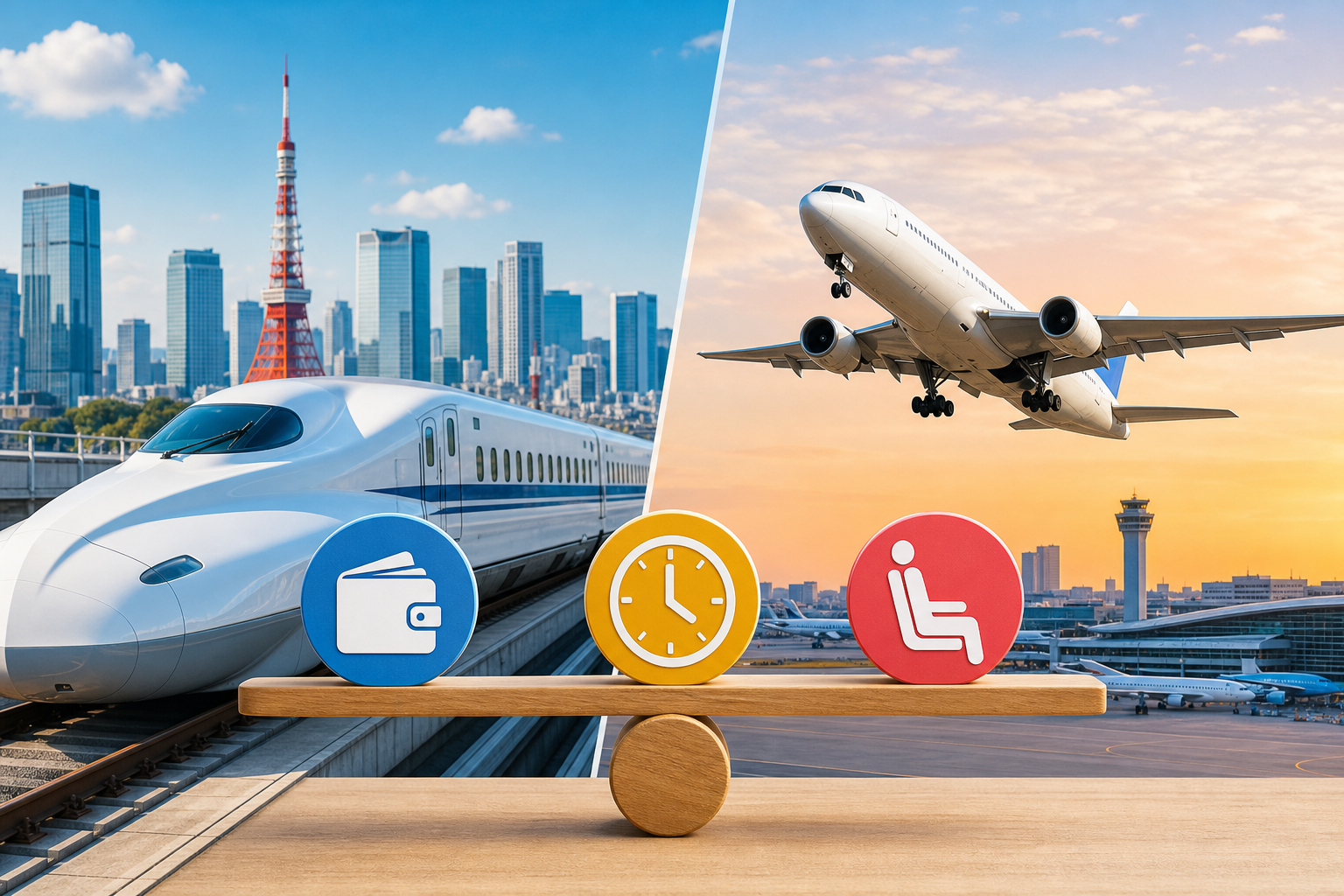 新幹線と飛行機どっちが安い？東京〜大阪を料金・時間・快適さで比較