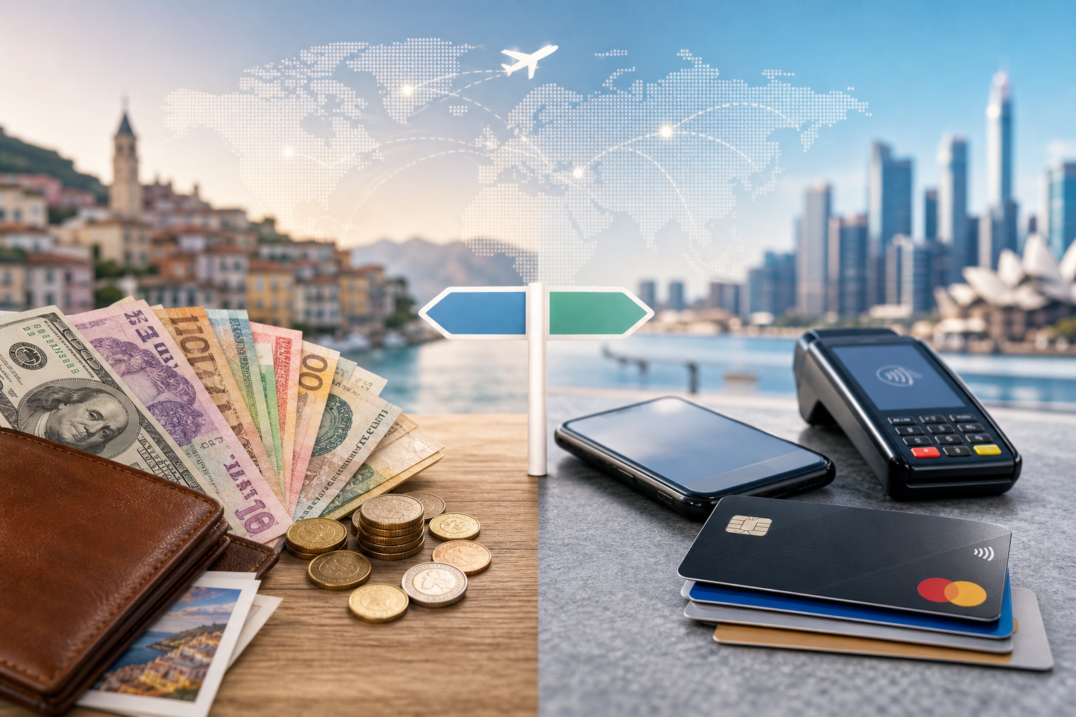海外旅行はキャッシュレスと現金どちらがお得で便利？