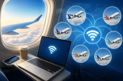 飛行機の機内Wi-Fiは無料？航空会社別比較