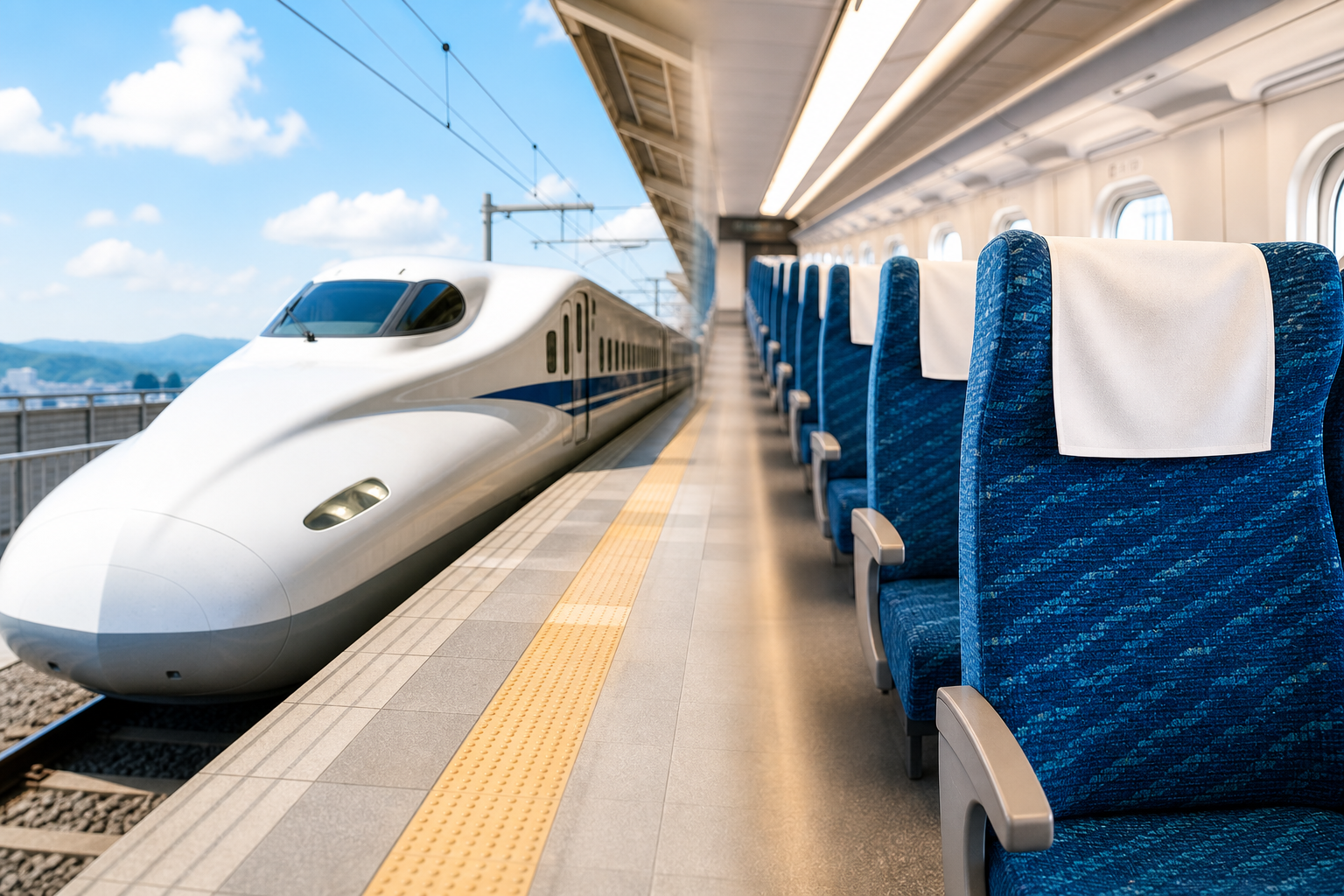 新幹線自由席は座れる?混雑時間と狙い目を解説