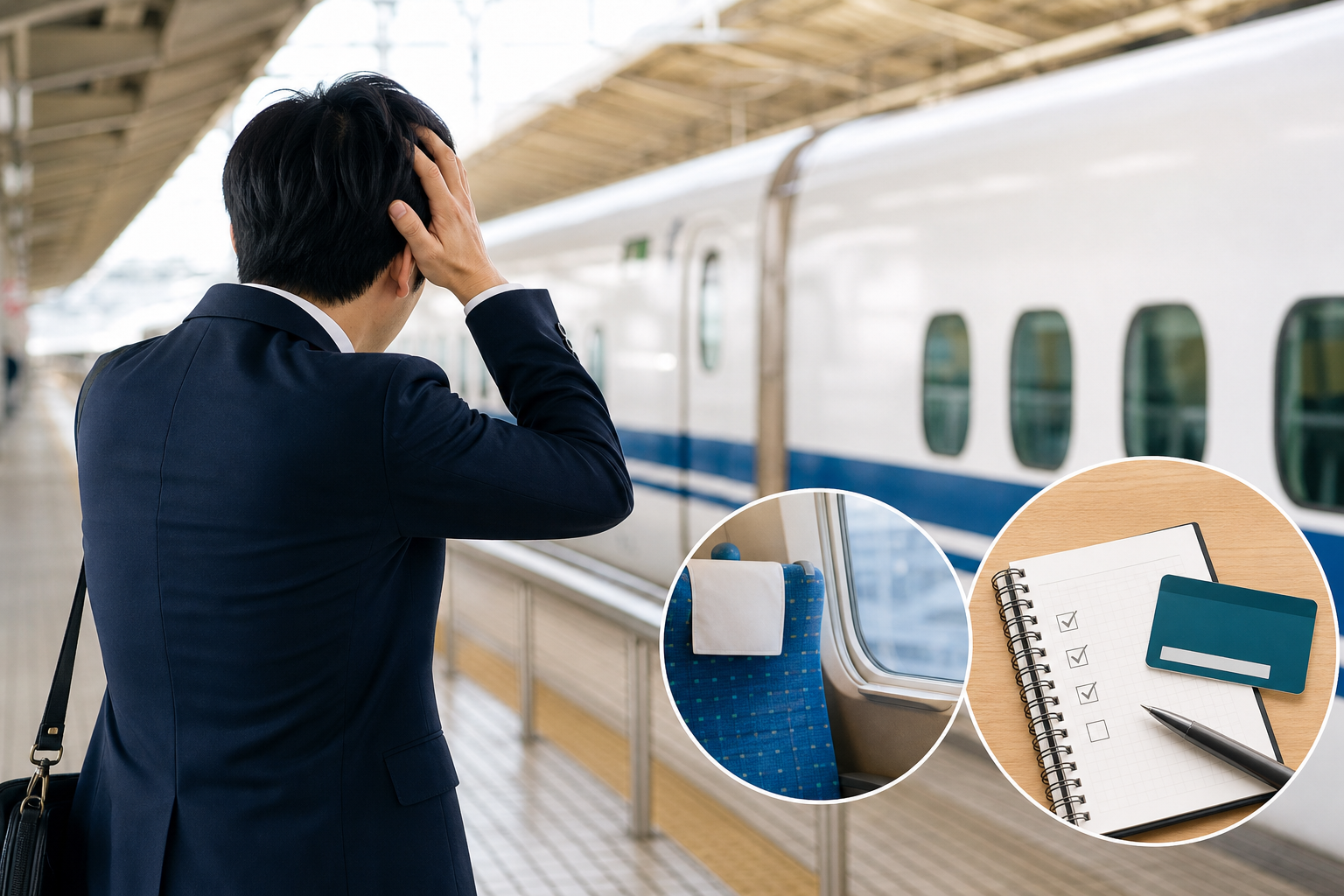 新幹線に乗り遅れたら？指定席の対応方法を解説