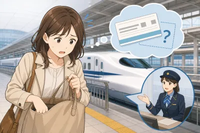 新幹線の切符を紛失したら？対処法を解説