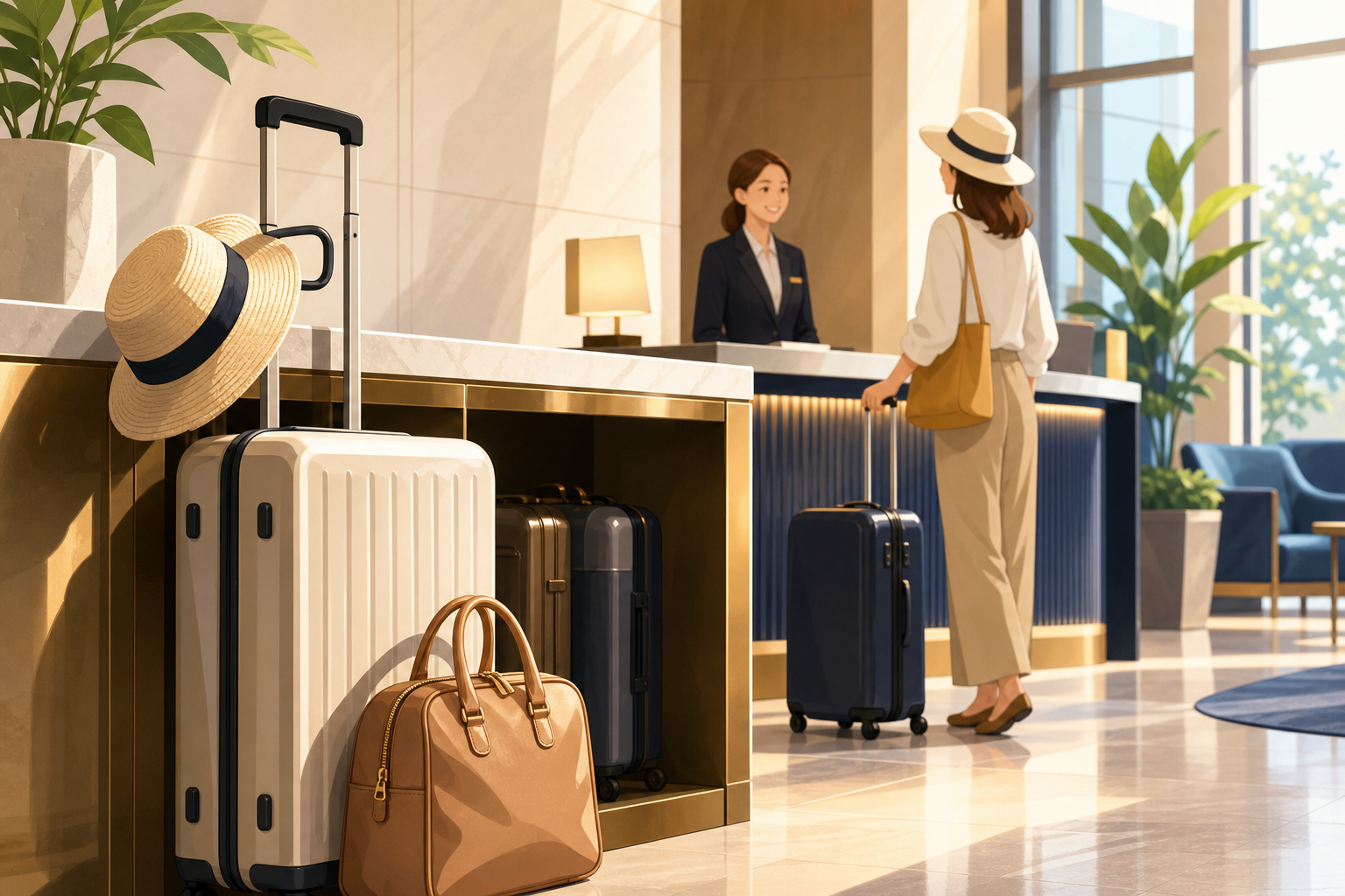 ホテルの荷物預かりは無料？チェックイン前も解説