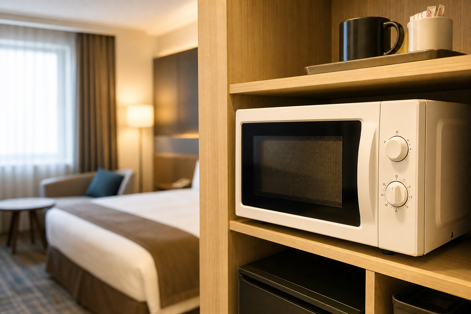 ホテルの電子レンジは使える?確認方法も解説