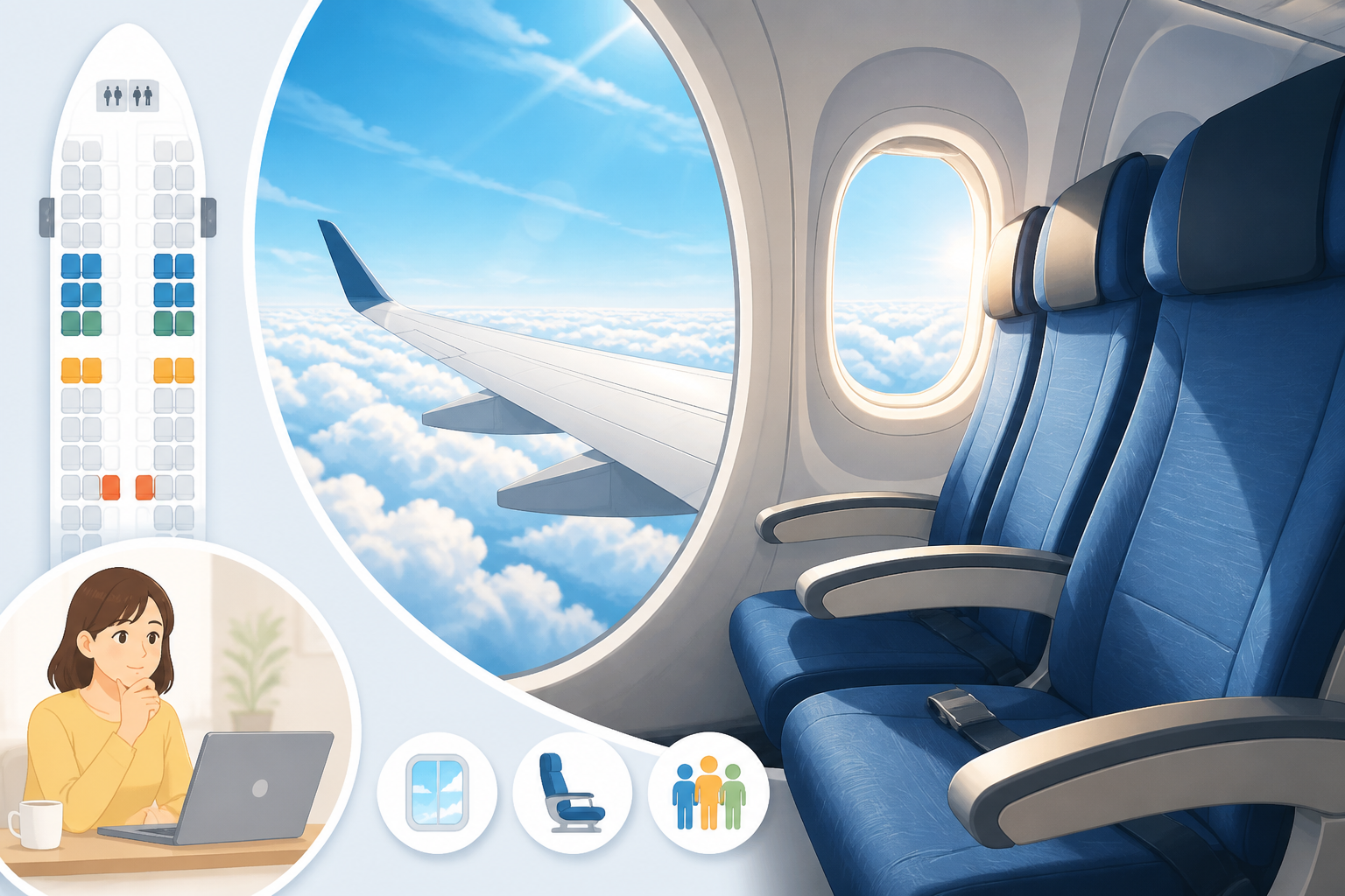 航空会社によって全然違う！座席指定のルールと料金
