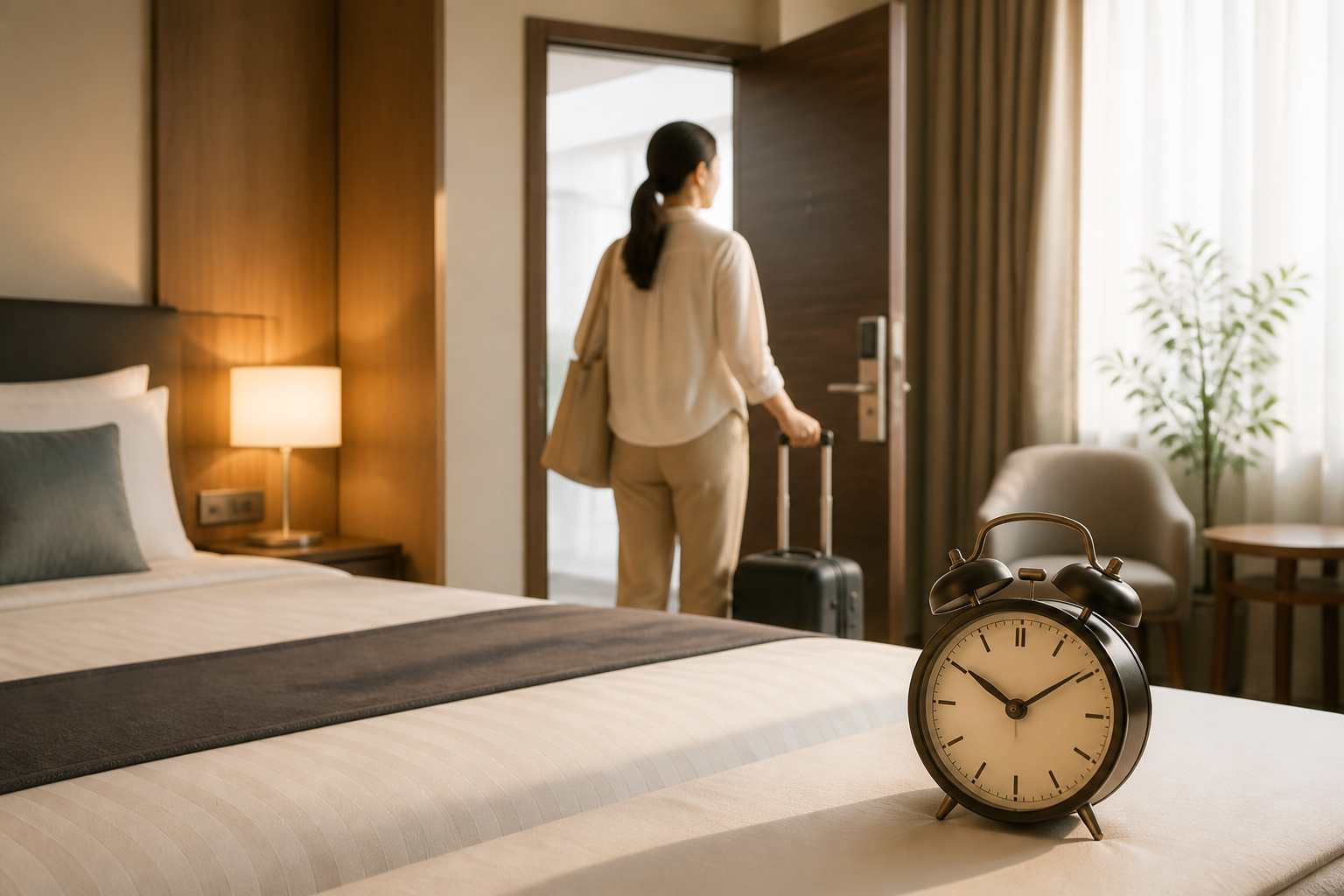ホテルのチェックアウト時間は「10時〜11時」がもっとも一般的！