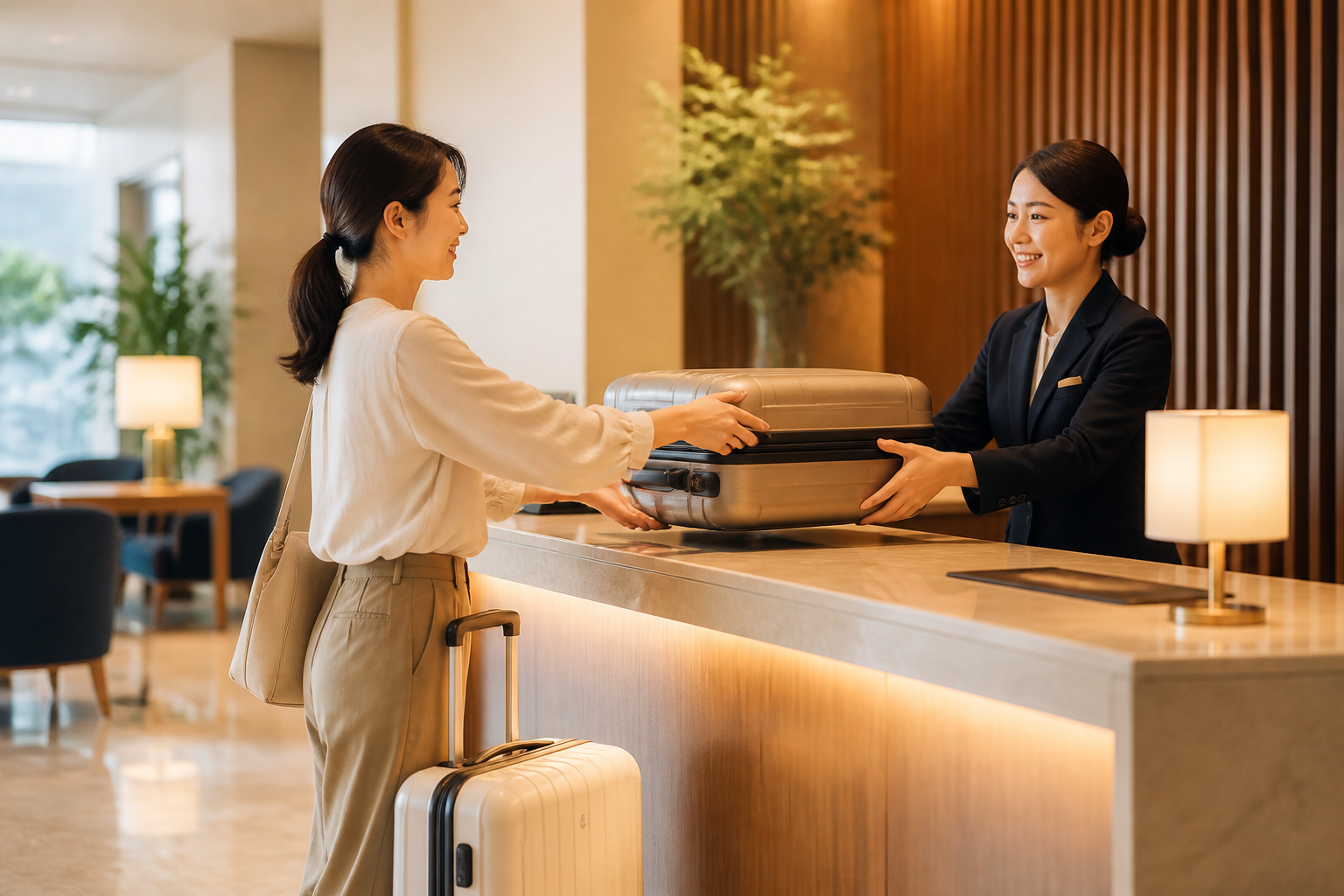 なぜチェックイン前でも無料で預かってくれるの？